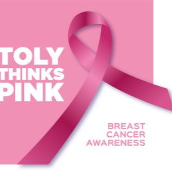  Toly Thinks Pink - Year - Round, Breast-Bound Campaign